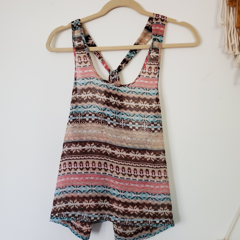 Tank top blouse